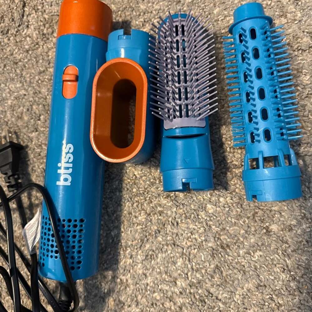 Bliss 5-In-1 Hair Styler And Dryer Blue Orange